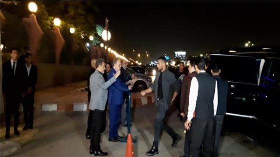 محمد رمضان يتجاهل أشرف زكي في عزاء هيثم أحمد زكي