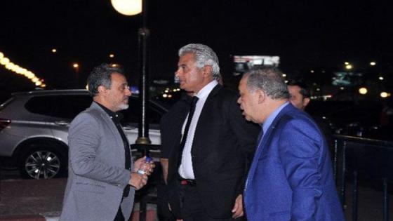وائل الإبراشي في من عزاء هيثم زكي